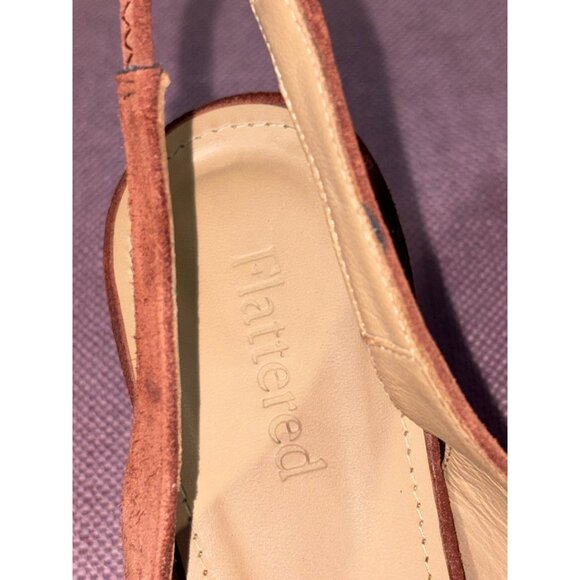 Flattered Franchesca Slingback Heels in Rust 37 Womens Pumps Shoes - Picture 7 of 11